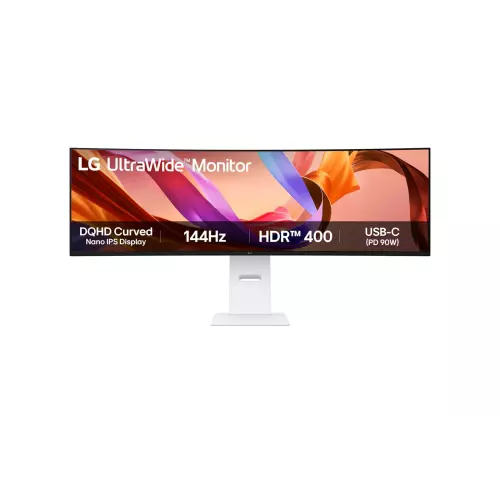 obrázek produktu LG UltraWide/49U950A-W/49"/IPS/DQHD/144Hz/5ms/Bílá/2R