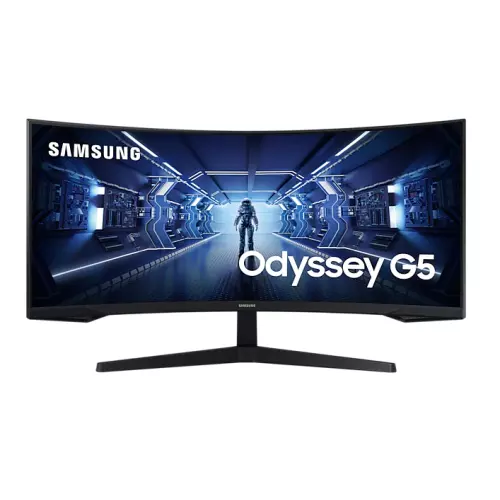 obrázek produktu Samsung Odyssey/G55T/34"/VA/3440x1440/165Hz/1ms/Black/2R