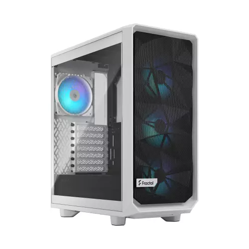 obrázek produktu Fractal Design Meshify 2 Compact RGB White TG Clear Tint/Midi Tower/Transpar./Bílá