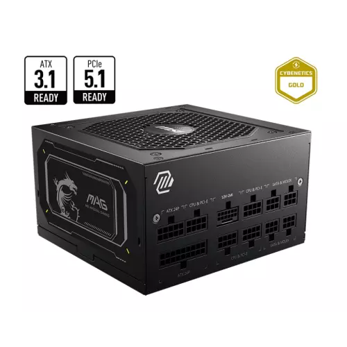 obrázek produktu MSI zdroj MAG A750GL PCIE5 II 750W 80PLUS GOLD m