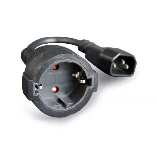 obrázek produktu Gembird Power Adapter Cord IEC320 C14 -Schuko, M-F, 15cm