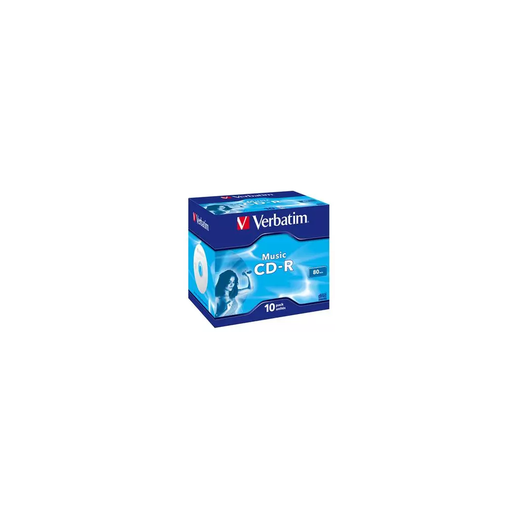 Obrázek produktu VERBATIM CD-R(10-pack)AudioLiveit!/Color/Jewel/80m