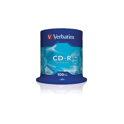 obrázek produktu VERBATIM CD-R(100-Pack)Spindl/ExtraProtect/52x/700