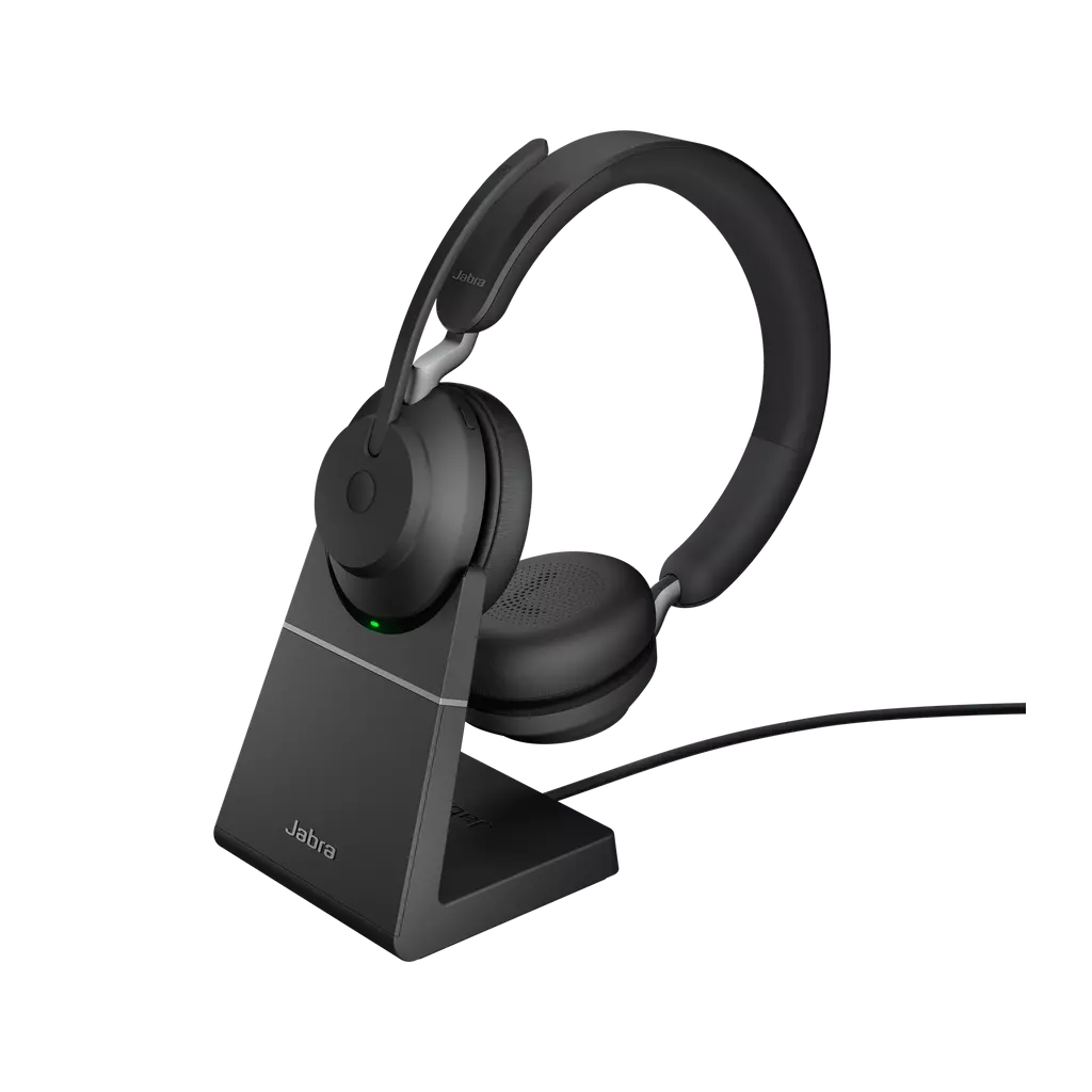 Obrázek produktu Jabra Evolve2 65/Stereo/USB/BT/Bezdrát/Stand/Černá