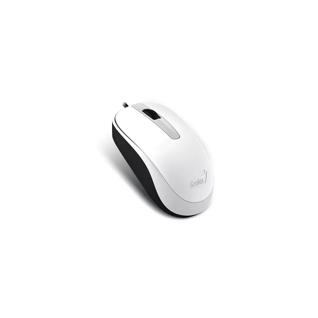 Obrázek produktu GENIUS DX-120/Kancelářská/Optická/1 200 DPI/Drátová USB/Bílá