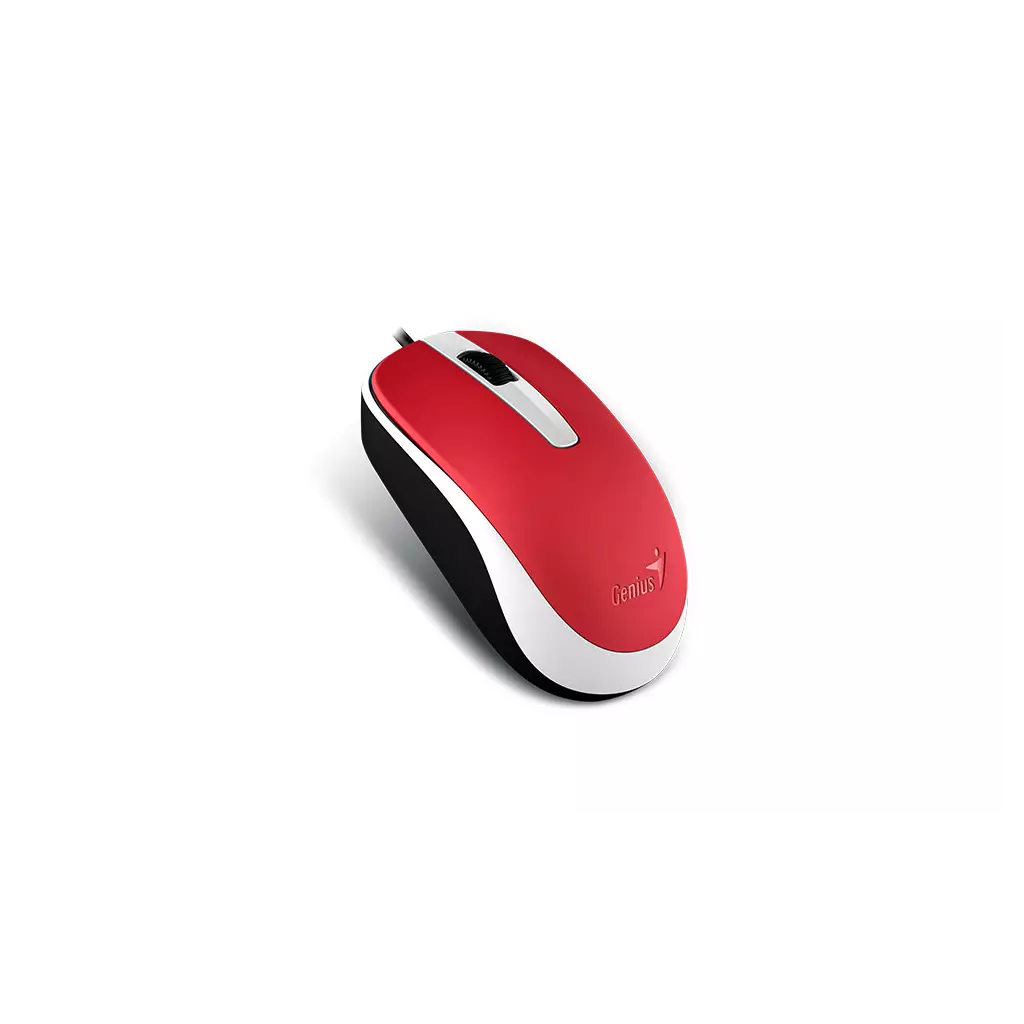 Obrázek produktu GENIUS DX-120/Kancelářská/Optická/1 200 DPI/Drátová USB/Červená