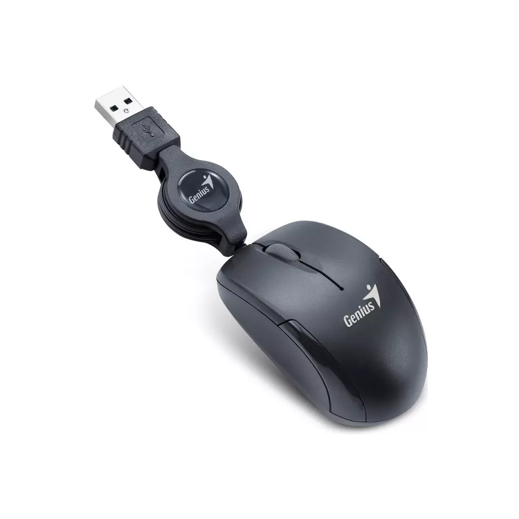Obrázek produktu GENIUS Micro Traveler V2/Cestovní/Optická/1 200 DPI/Drátová USB/Černá