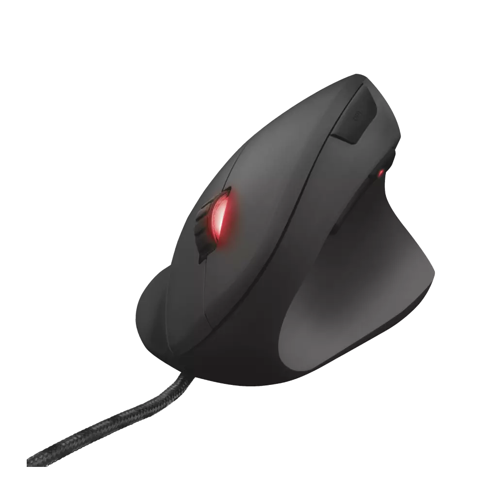 Obrázek produktu TRUST GXT 144 Rexx/Vertikální/Optická/Pro praváky/6 000 DPI/Drátová USB/Černá