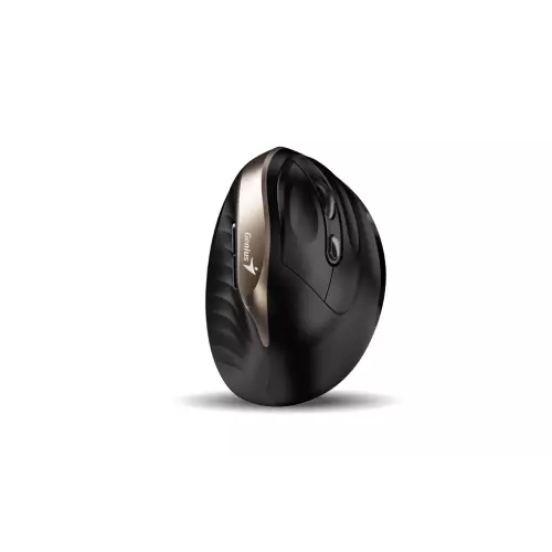 obrázek produktu Genius Ergo 8250S/Vertikální/Optická/Pro praváky/1 600 DPI/Bezdrátová USB/Černá-zlatá