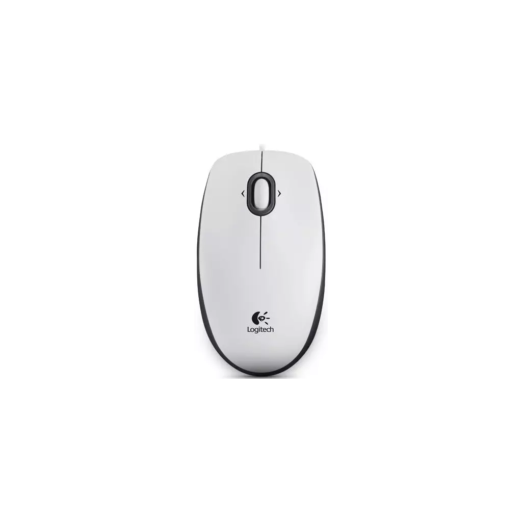 Obrázek produktu Logitech B100/Kancelářská/Optická/800 DPI/Drátová USB/Bílá