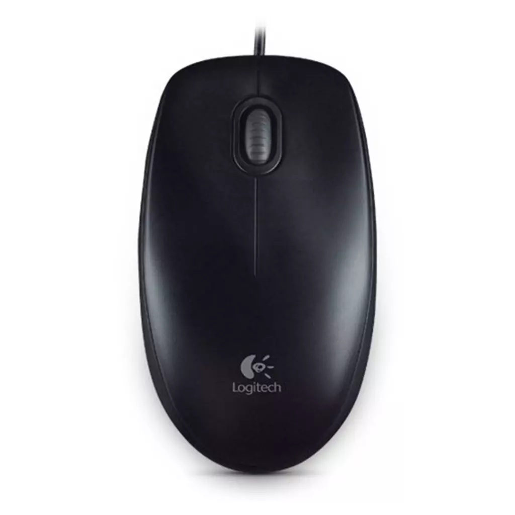 Obrázek produktu Logitech B100/Kancelářská/Optická/800 DPI/Drátová USB/Černá