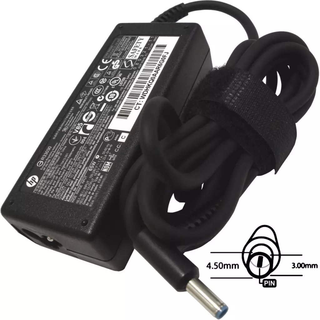 Obrázek produktu Napájecí adaptér 65W, 19,5V 4.5x3.0mm, originál HP