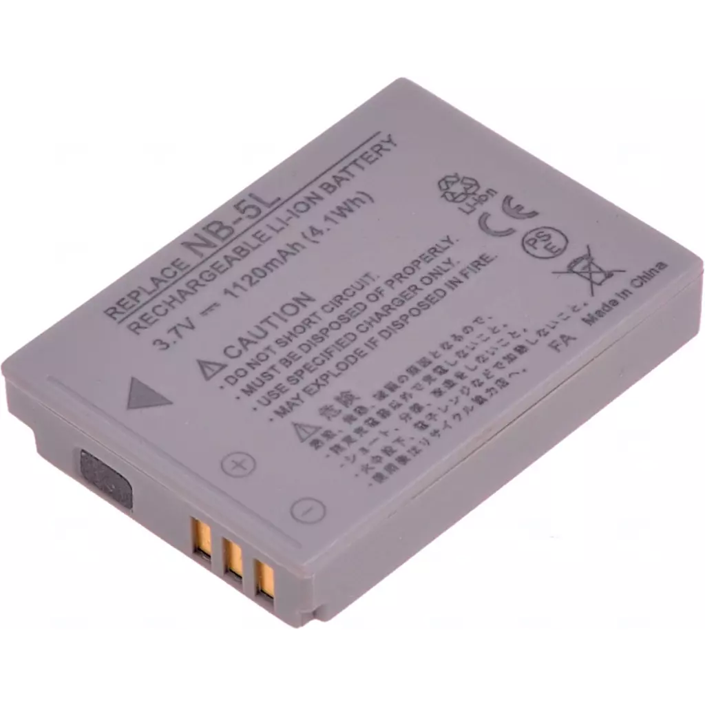 Obrázek produktu Baterie T6 Power Canon NB-5L, 1120mAh, 4,1Wh
