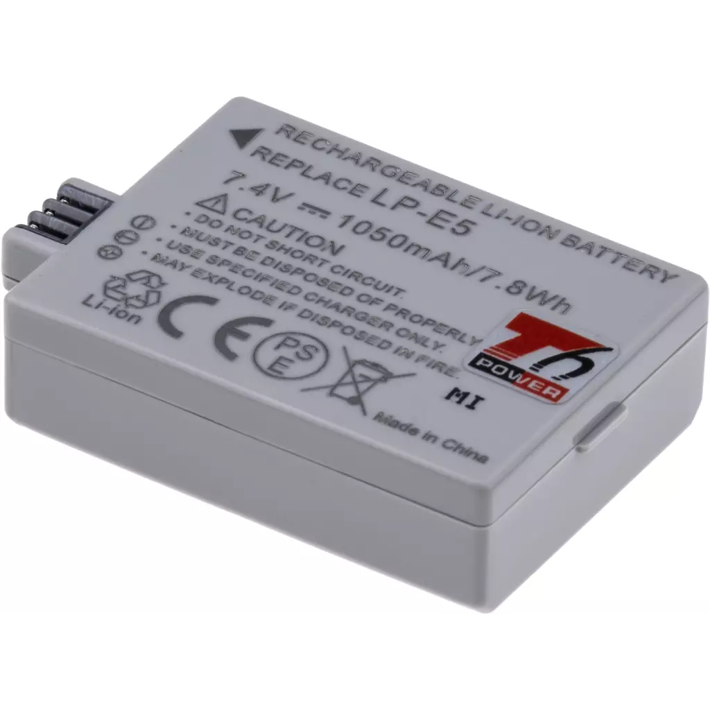 Obrázek produktu Baterie T6 power Canon LP-E5, 1050mAh, 7,8Wh