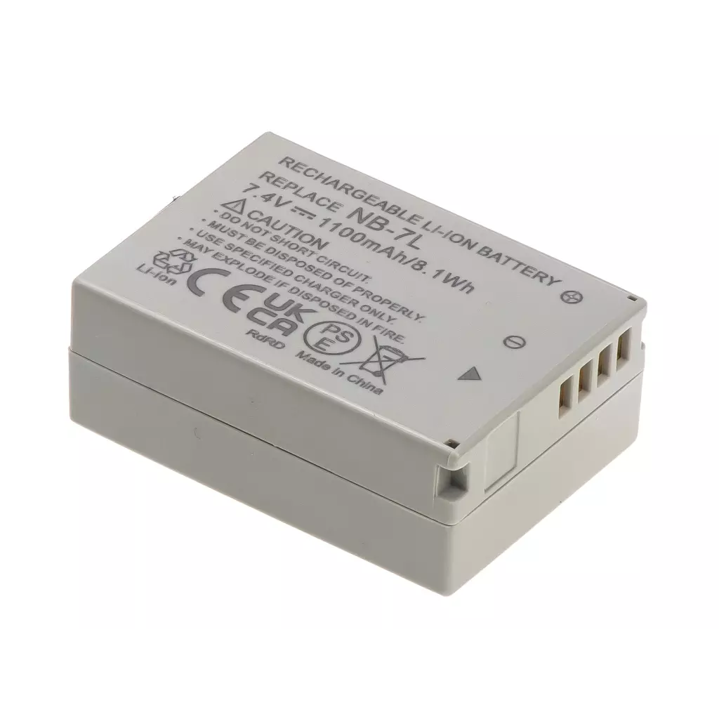 Obrázek produktu Baterie T6 Power Canon NB-7L, 1100mAh, 8,1Wh, šedá