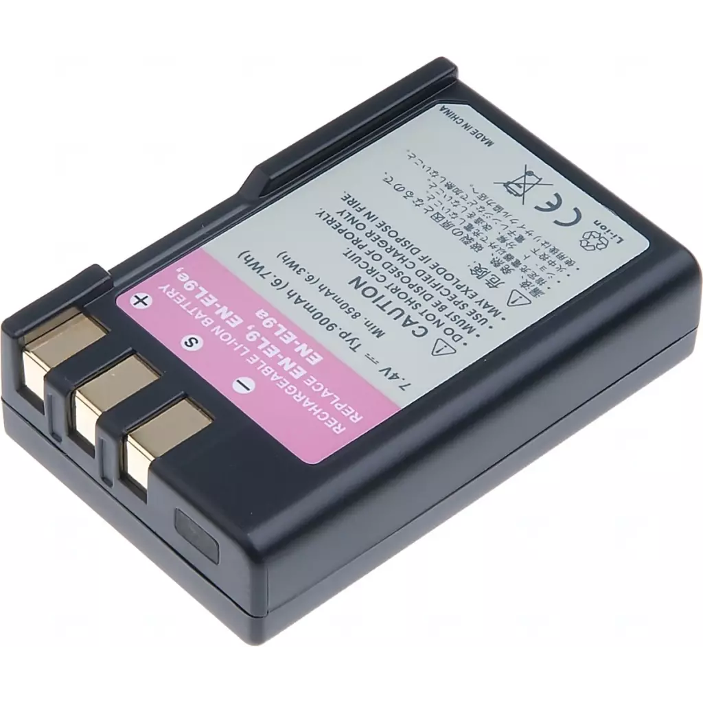 Obrázek produktu Baterie T6 Power Nikon EN-EL9, EN-EL9a, EN-EL9e, 1000mAh, 7,4Wh