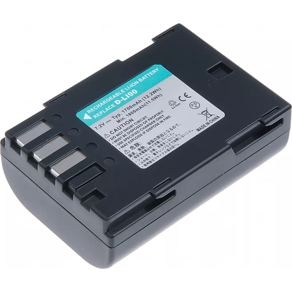 Obrázek produktu Baterie T6 Power pro Pentax D-Li90, 1620mAh, 11,7Wh