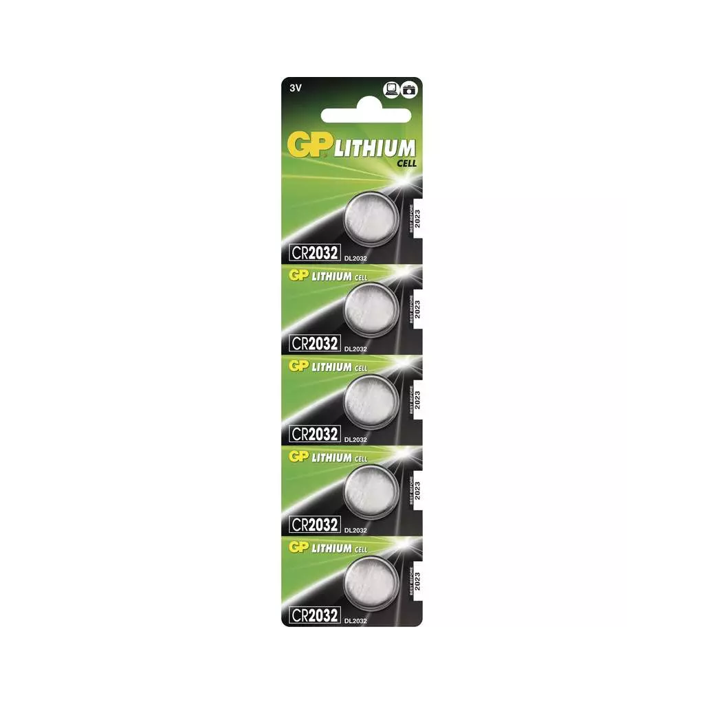 Obrázek produktu Lithiová baterie GP CR2032 - 5ks