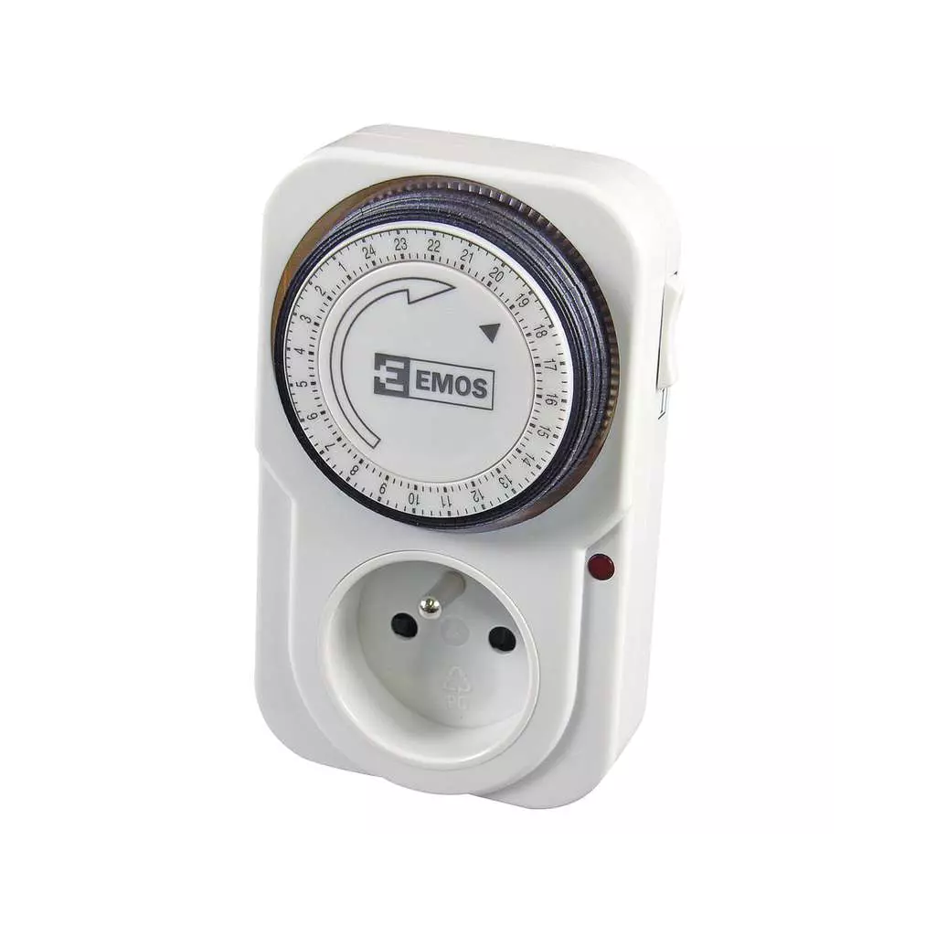 Obrázek produktu Mechanická spínací zásuvka 3680W - denní (P5502)