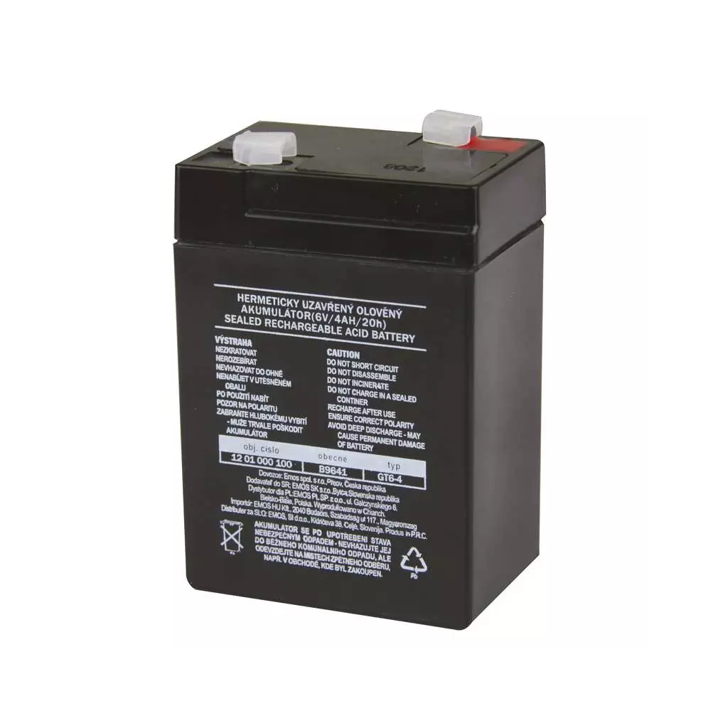 Obrázek produktu AKUMULÁTOR SLA 6V /4Ah FA-4,7mm
