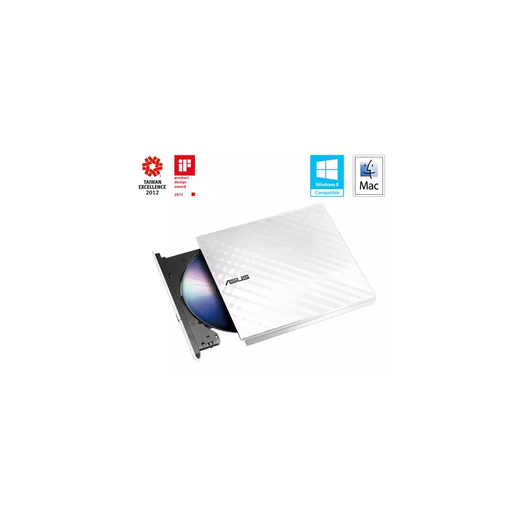 Obrázek produktu ASUS SDRW-08D2S-U Lite bílá DRW USB-A + software