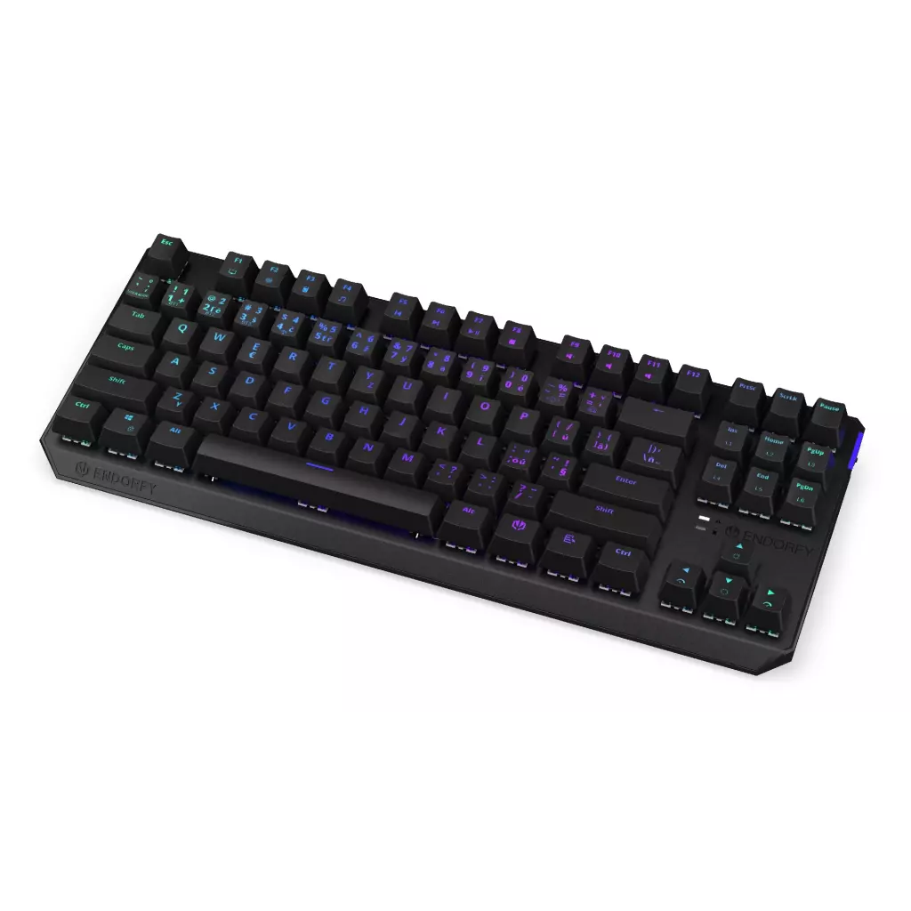 Obrázek produktu Endorfy Thock TKL Red/Drátové/Bezdrátové/CZ layout/Černá
