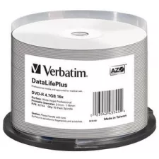 obrázek produktu VERBATIM DVD-R (16xProfes. Print, 4,7GB), 50 cake