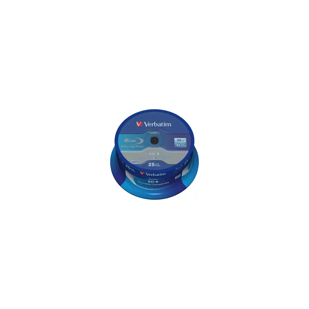 Obrázek produktu VERBATIM BD-R SL (6x, 25GB),NON-ID, 25 cake