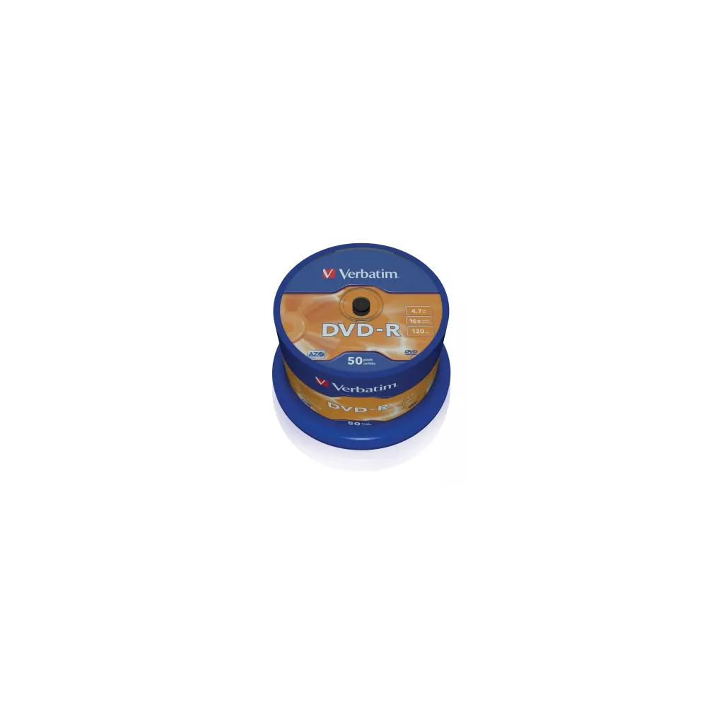 Obrázek produktu VERBATIM DVD-R(50-Pack)Spindl/MattSlvr/16x/4.7GB