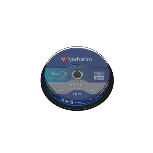 obrázek produktu VERBATIM BD-R DL(10-pack)50GB/6x/spindle