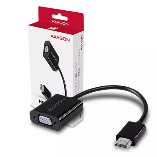 obrázek produktu AXAGON RVH-VGN, HDMI -> VGA redukce / adaptér, FullHD, 1920*1200