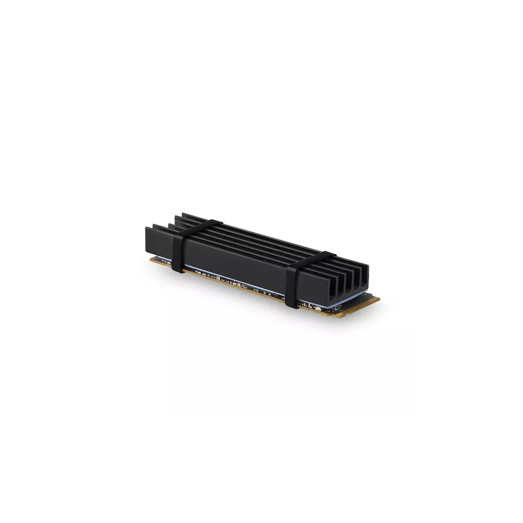 Obrázek produktu AXAGON CLR-M2L10, hliníkový pasivní chladič pro M.2 2280 SSD, výška 10 mm