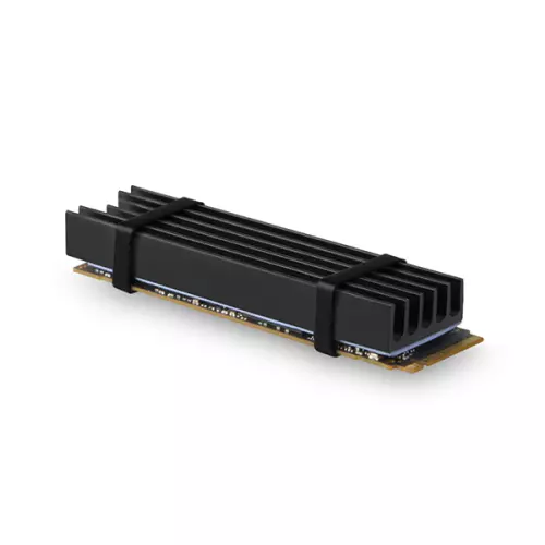 obrázek produktu AXAGON CLR-M2L10, hliníkový pasivní chladič pro M.2 2280 SSD, výška 10 mm