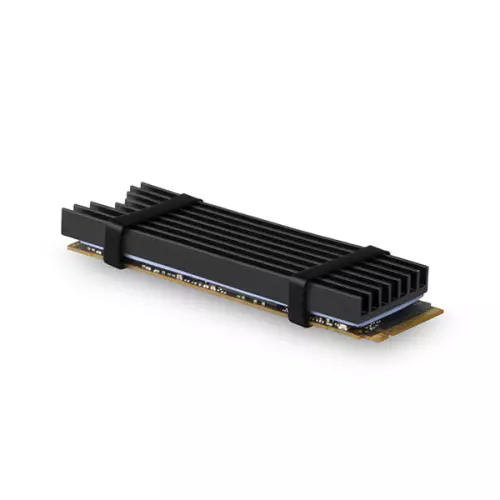 obrázek produktu AXAGON CLR-M2L6, hliníkový pasivní chladič pro M.2 2280 SSD, výška 6 mm