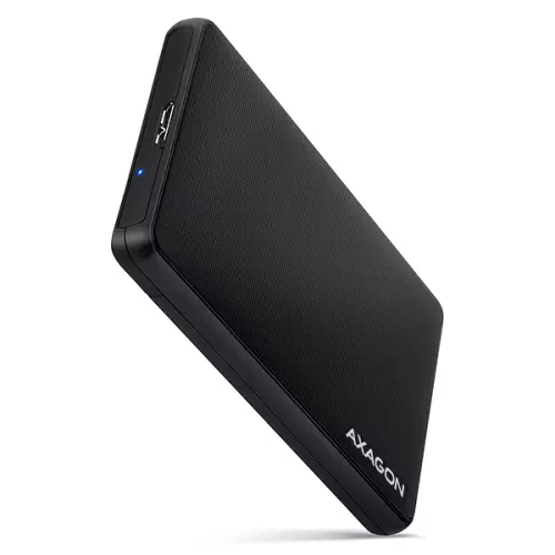 obrázek produktu AXAGON EE25-SL, USB 3.2 Gen 1 - SATA 6G, 2.5" SLIDE box, bezšroubkový, černý