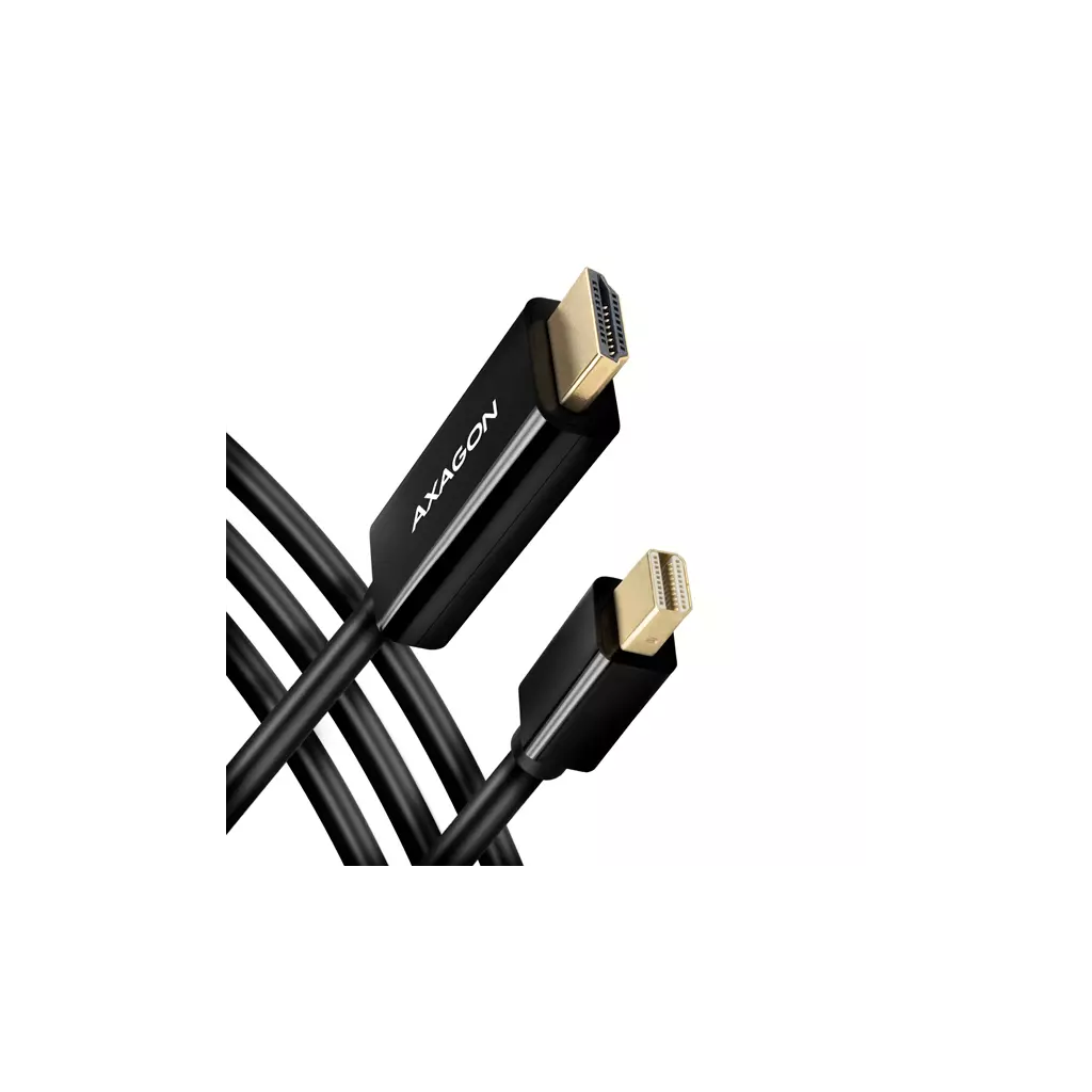 Obrázek produktu AXAGON RVDM-HI14C2, Mini DisplayPort -> HDMI 1.4 redukce / kabel 1.8 m, 4K/30Hz