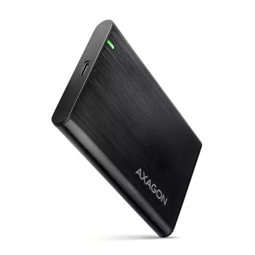 obrázek produktu AXAGON EE25-A6C, USB-C 3.2 Gen 1 - SATA 6G 2.5" kovový RAW box, bezšroubkový