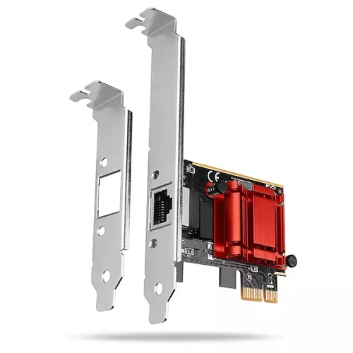 obrázek produktu AXAGON PCEE-GIX, PCIe síťová karta - 1x Gigabit Ethernet port (RJ-45), Intel i210AT, PXE, vč. LP