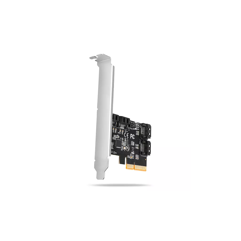 Obrázek produktu AXAGON PCES-SA4X4, PCIe řadič - 4x interní SATA 6G port, ASM1164, SP & LP