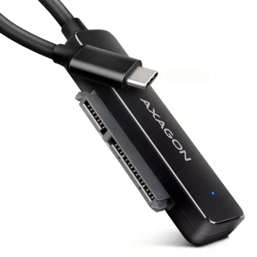 obrázek produktu AXAGON ADSA-FP2C, USB-C 5Gbps - SATA 6G 2.5" SSD/HDD SLIM adaptér