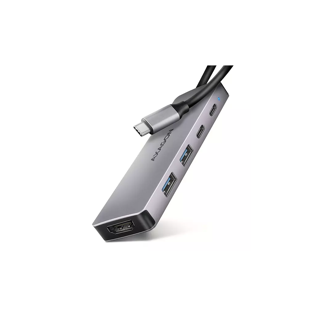 Obrázek produktu AXAGON HMC-5H60, USB 5Gbps hub, porty 2x USB-A, 1x USB-C, HDMI 4k/60, PD 100W, kabel USB-C 15cm