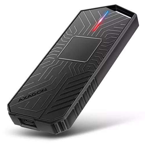 obrázek produktu AXAGON EEM2-GAM, USB-C 10Gbps - NVMe & SATA SSD GAME M.2 box, bezšroubkový