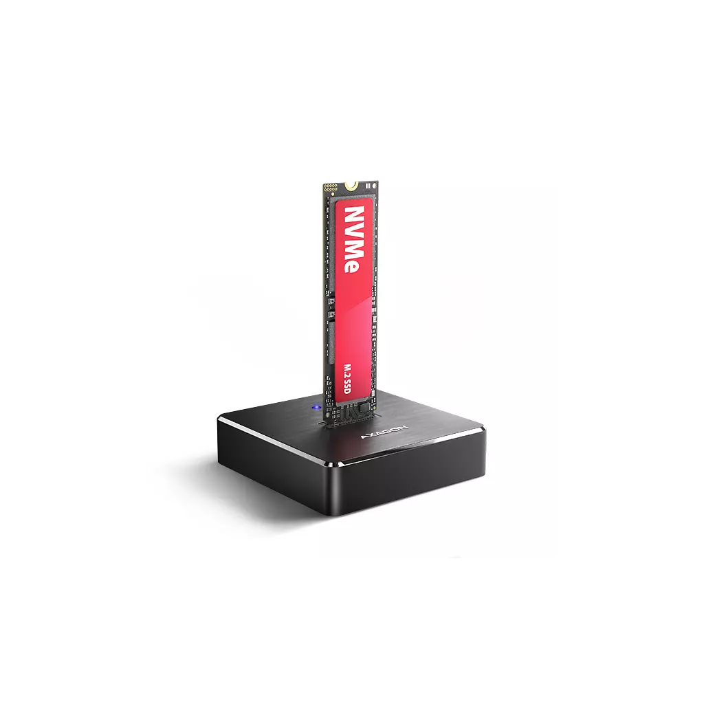 Obrázek produktu AXAGON ADSA-M2C11, USB-C 10Gbps dokovací stanice pro 1× M.2 NVMe/SATA SSD