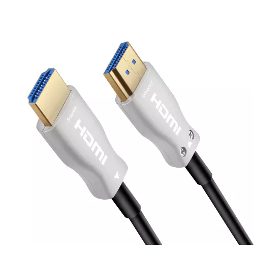 obrázek produktu PremiumCord optický fiber High Speed with Ether. 4K@60Hz kabel 15m, M/M, zlacené konektory