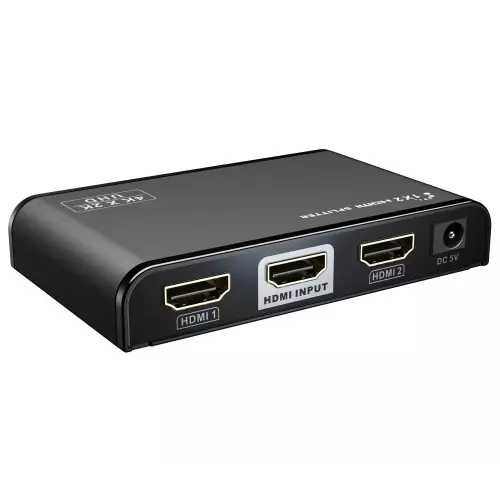 obrázek produktu PremiumCord HDMI 2.0 splitter 1-2 porty, 4K x 2K/60Hz, FULL HD, 3D, černý