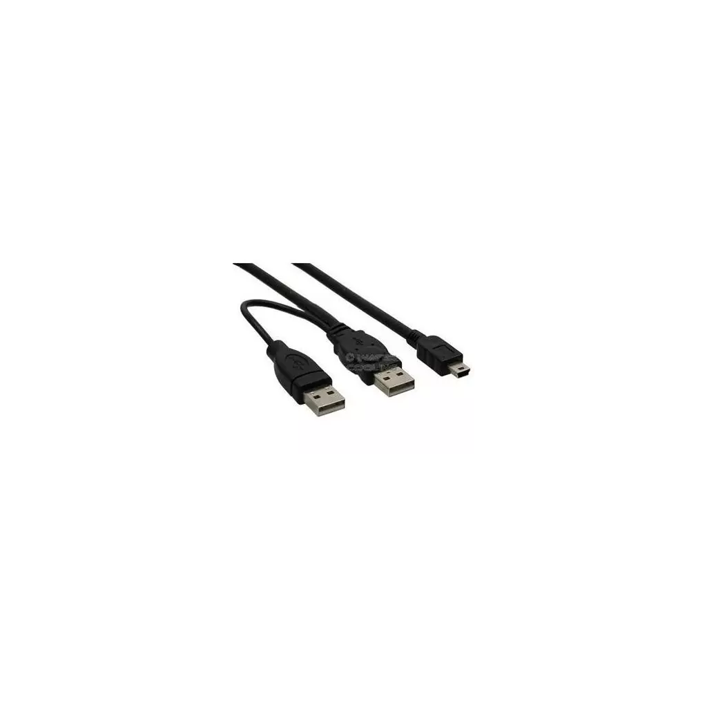 Obrázek produktu PremiumCord USB 2.0 napájecí Y kabel A/M + A/M -- A/M mini 0.4m + 0.5m