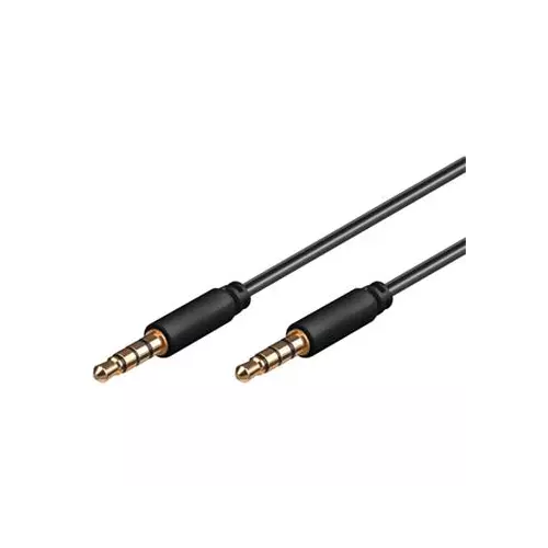 obrázek produktu PremiumCord Kabel Jack 3.5mm 4 pinový M/M, 2m