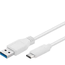 obrázek produktu PremiumCord Kabel USB 3.1 typ C/male - USB 3.0  A/male/ 2m/ bílý