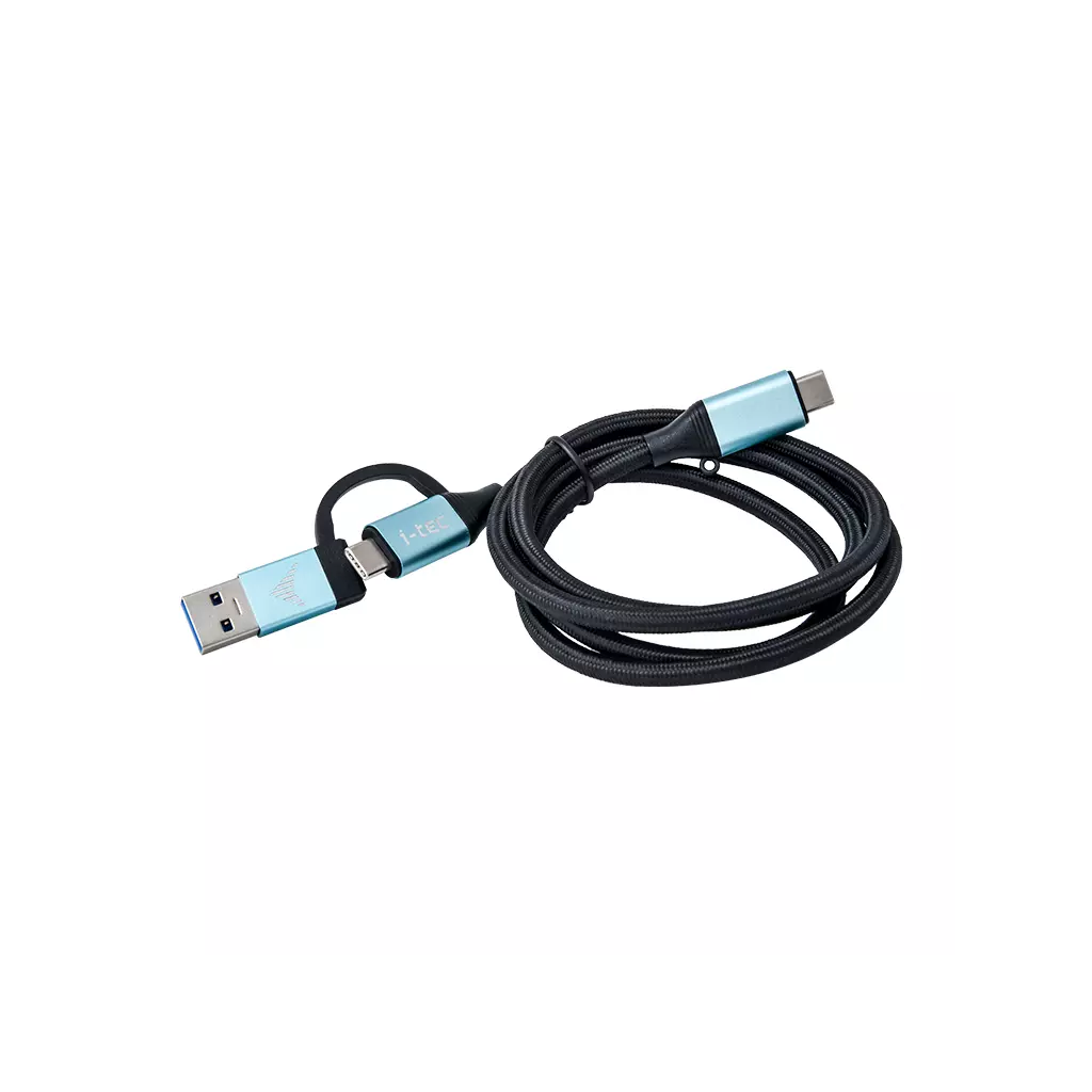 Obrázek produktu i-tec kabel USB-C na USB-C s integrovanou redukcí na USB-A/3.0