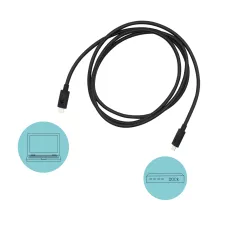 obrázek produktu i-tec Thunderbolt 3 – Class Cable, 40 Gbps, 100W Power Delivery, USB-C Compatible, 150cm